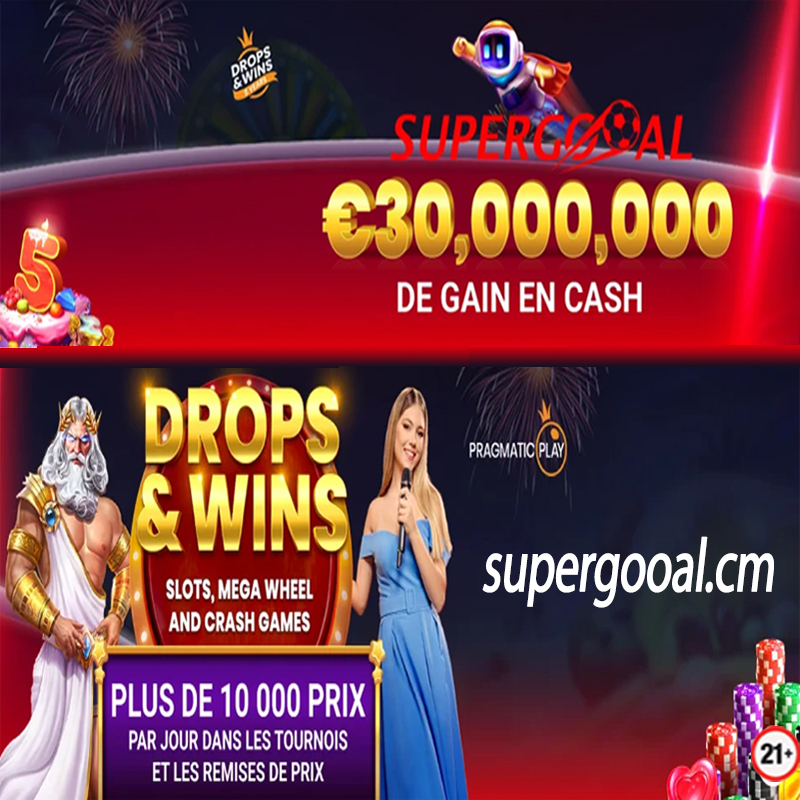 Drop And Wins est là : rejoignez Supergooal pour une expérience Inoubliable !